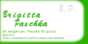 brigitta paschka business card